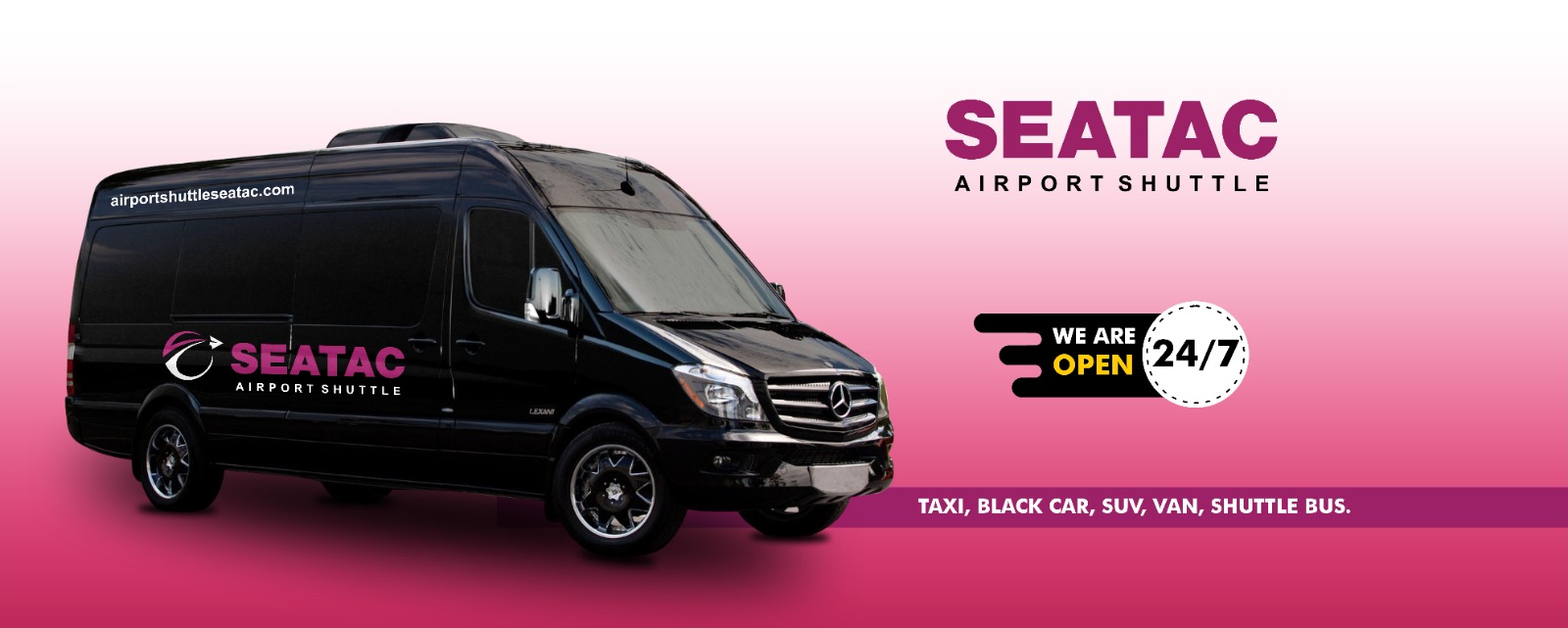 SeaTac Airport Shuttle to Hotels 24/7 Service Affordable Rates SeaTac Airport Shuttle to Hotels 24/7 Service Affordable Rates